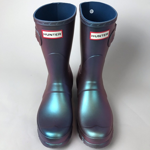 Hunter nebula short rain boots size 7 - Picture 3 of 7